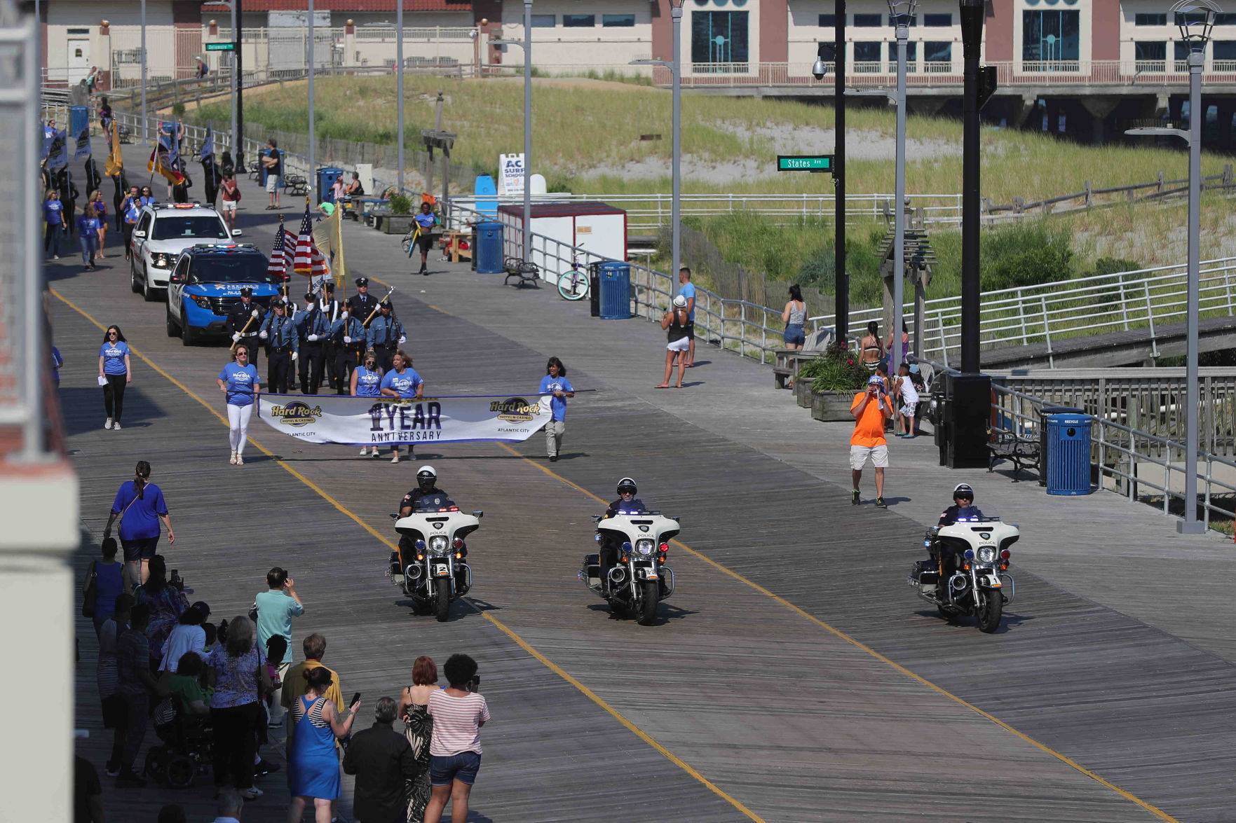 Hard Rock celebrated its one-year anniversary with Boardwalk parade